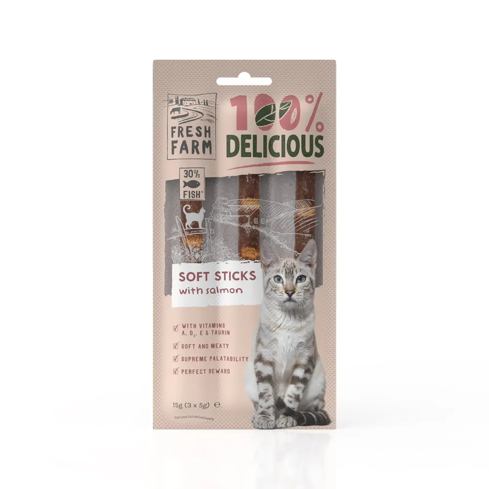 Fresh Farm Soft Sticks 3*5gr Salmon