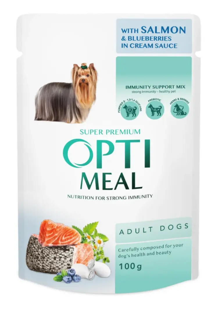 Optimeal Caine Plic Somon Si Afine 100 g